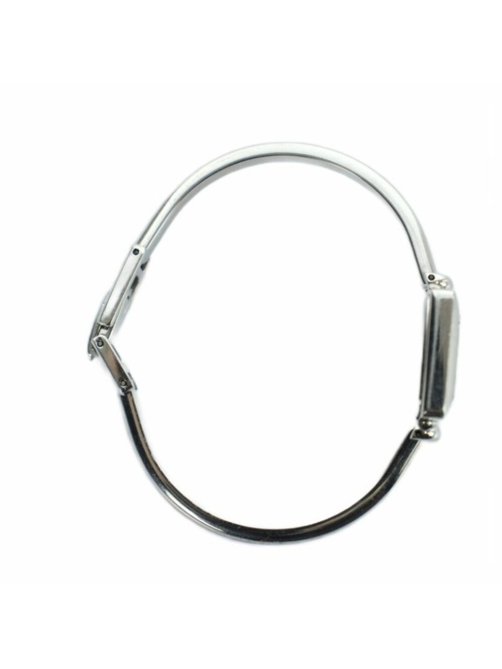 Gucci L Watch Quartz Bangle Black Dial Silver - Picture 6 of 8